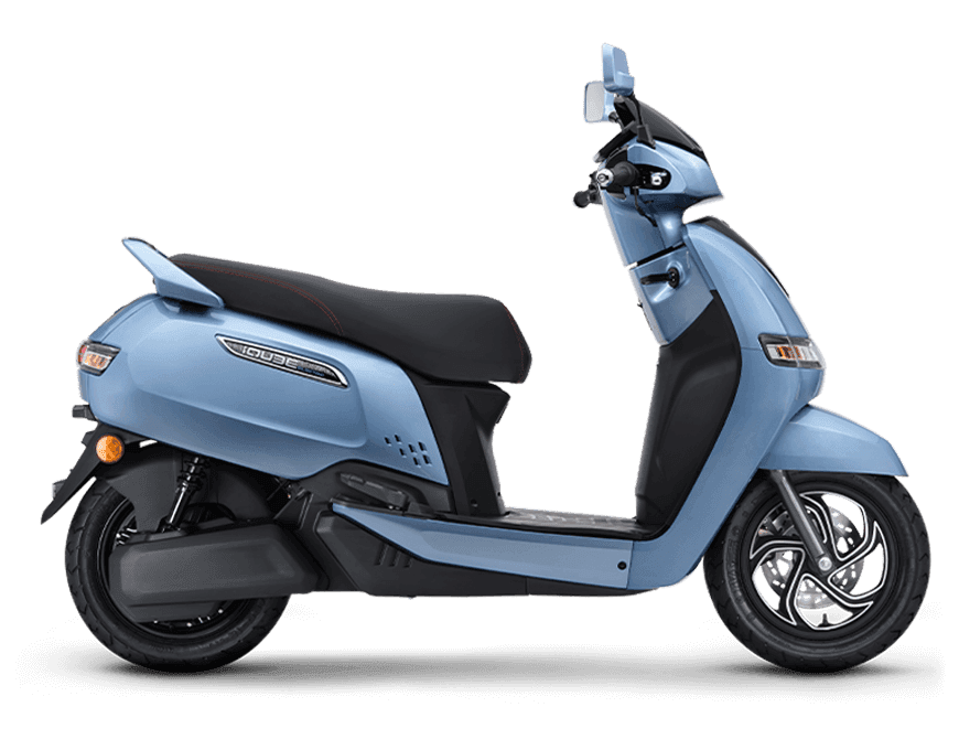 TVS iQube electric scooter available from Noabike in Bali