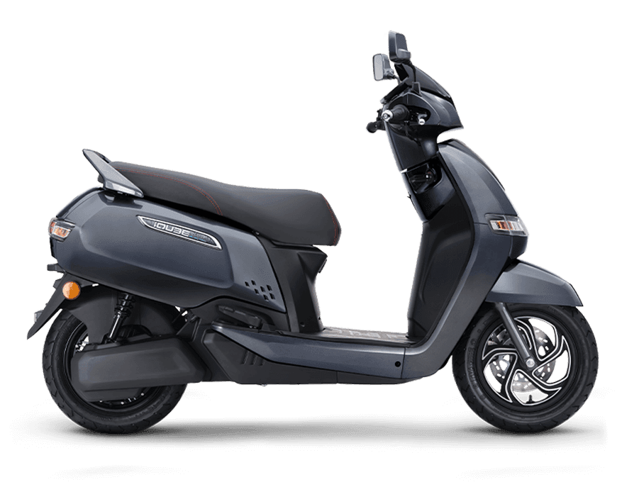 TVS iQube S Mercury Grey Glossy electric scooter